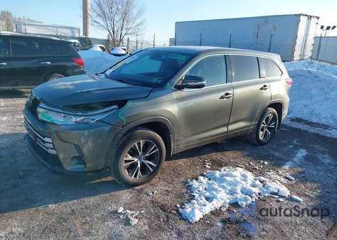 2018 Toyota Highlander Le from USA, damaged, VIN 5TDBZRFH7JS892648